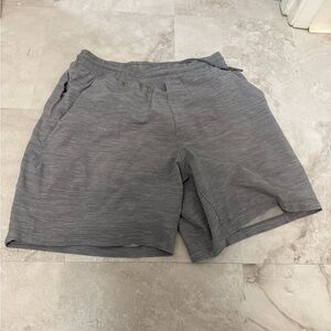 Gray Lululemon Surge Short